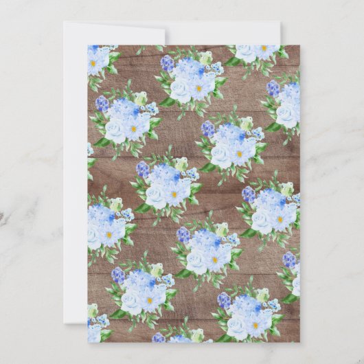 ドライブバイエレファントボーイズ赤ちゃんシャワー招待状 招待状 (裏面)