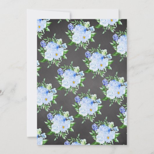 ドライブバイエレファントボーイズ赤ちゃんシャワー招待状 招待状 (裏面)