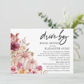 ドライブバイオータムカボチャブライダルシャワー 招待状 (スタンド正面)