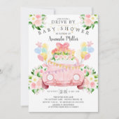 ドライブバイガールズベビーシャワー招待状 招待状 (正面)