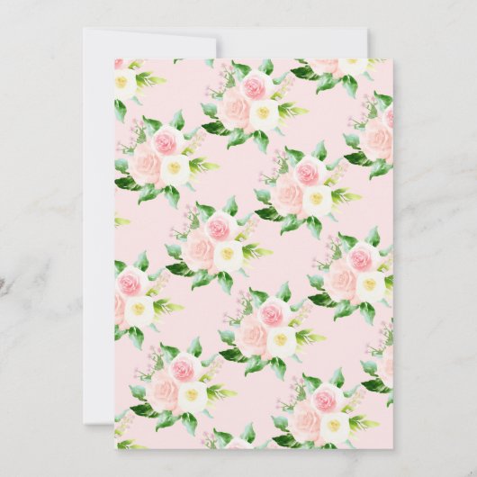 ドライブバイガールズベビーシャワー招待状 招待状 (裏面)