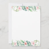 ドライブバイサファリベイビーシャワーパレード招待状 招待状 (裏面)