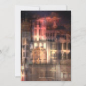 ドライブバイディスタンス音楽子供の誕生日パーティー 招待状 (裏面)