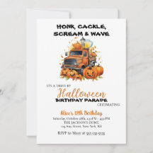 ドライブバイハロウィーンパンプキンパーティー誕生日