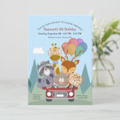 ドライブバイバースデーパーティ招待状 招待状 (スタンド正面)