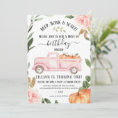 ドライブバイパンプキン誕生日招待状 招待状 (スタンド正面)