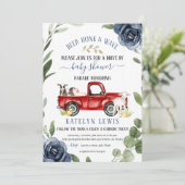 ドライブバイファームベビーシャワー招待状 招待状 (スタンド正面)