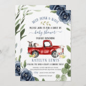 ドライブバイファームベビーシャワー招待状 招待状 (正面/裏面)