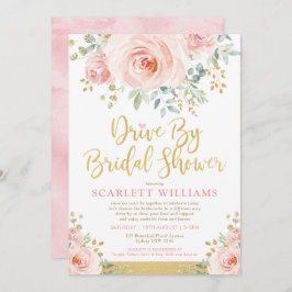 ドライブバイブライダルシャワー検疫結婚のパレード 招待状
