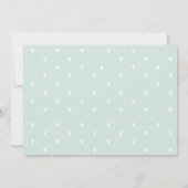 ドライブバイベビーシャワーパレードサンキューカード サンキューカード (裏面)