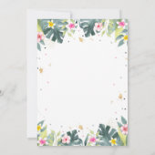 ドライブバイベビーシャワー招待状サファリベビーシャワー 招待状 (裏面)