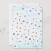 ドライブバイユニコーン誕生日招待状 招待状 (裏面)