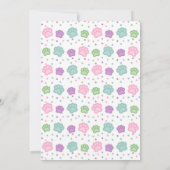 ドライブバイ招待状、子犬誕生日招待状 招待状 (裏面)