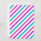 ドライブバイ誕生日パレード招待状ピンクパレード 招待状 (裏面)