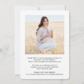 ドライブバイ・ソーシャルディスタンシング・バースデーパーティ（車で通り過ぎるだけの、社会的距離を保っ 招待状 (裏面)