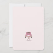 ドライブバイ ブライズシャワー 招待状 (裏面)