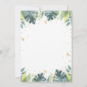 ドライブバイ ベイビーシャワー 招待状 恐竜シャワー (裏面)