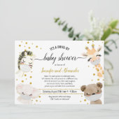 ドライブバイ ベビーシャワー 招待状 (スタンド正面)