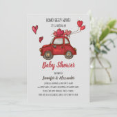 ドライブバイ ベビーシャワー 招待状 (スタンド正面)