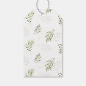 ドライブバイSafariのベビーアニマルのベビーシャワー ギフトタグ (裏面)