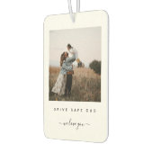 ドライブパーソナライズされたセーフパパ写真センチメンタル カーエアーフレッシュナー (左)