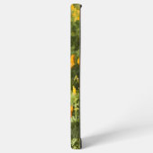 ドライブラシ効果カリフォルニアポピーフォトカスタム SAMSUNG GALAXYケース (左側面)