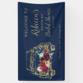 ドライブ別ブライダルシャワーの署名バナー | ドライブスルー 横断幕 (縦)