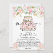 ドライブ単位のブライダルシャワー仮想ブライダルシャワー 招待状 (正面)