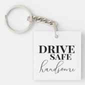 ドライブ安全ハンサム キーホルダー (正面)