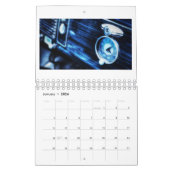 ドライブ時間:ヴィンテージダッシュボード時計カレンダー2026 カレンダー (1月 2026)