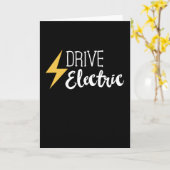 ドライブ電気 – EV車の車両ギフト カード (黄色い花)