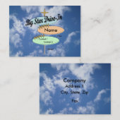 ドライブ・インの名刺 名刺 (正面/裏面)