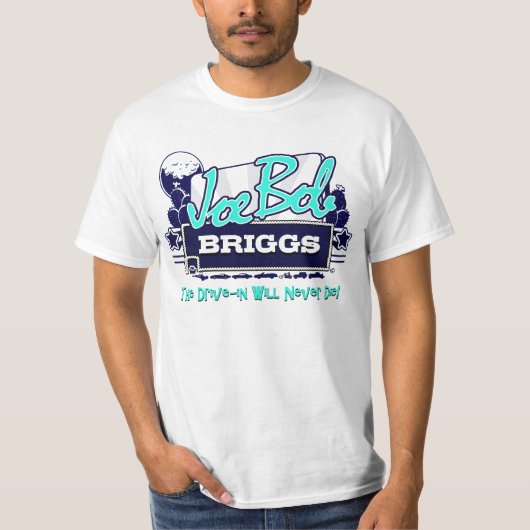 ドライブ・インは決してワイシャツ死にません Tシャツ (正面)