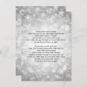 ドライブ ディレクションズ シルバー ウィンター ワンダーランド 招待状 (正面/裏面)