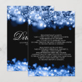 ドライブ ディレクション スパークリング ライツ サファイア ブルー 招待状 (正面/裏面)