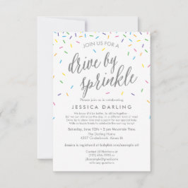 ドライブ バイ スプリンクル ベイビー シャワー 招待状