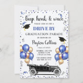ドライブ・バイ・フォト 卒業パーティー 招待状 (正面)