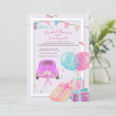 ドライブ バイ ブライズ シャワー 招待状 (スタンド正面)