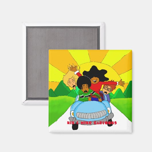 「ドライブ」 マグネット (正面/裏面)