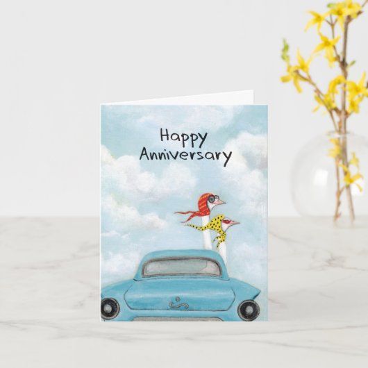 ドライブDivas記念日 カード (黄色い花)