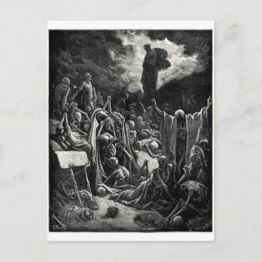 ドライボーンズの谷のはがきのビジョン ポストカード (正面)