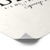 ドライマルチニピンクサンセットレトロアート ポスター (角)