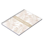 ドライモダンパーム葉ボホ名スクリプト ノートブック (左側)