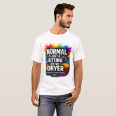 ドライヤーの普通モードTシャツ Tシャツ (正面フル)