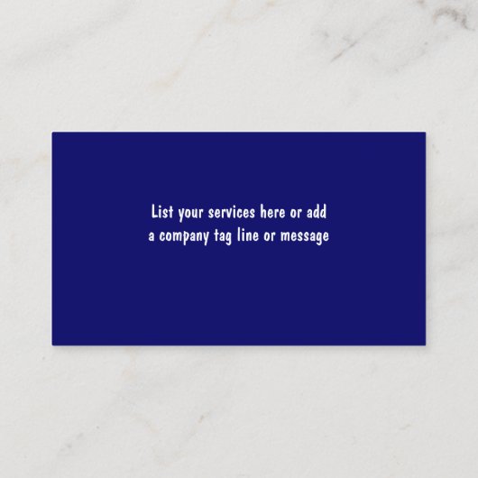 ドライヤーベント清掃用名刺 名刺 (裏面)