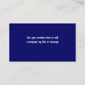 ドライヤーベント清掃用名刺 名刺 (裏面)