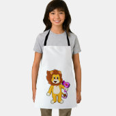 ドライヤー付きライオン エプロン (インサイチュ)