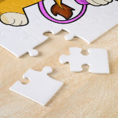 ドライヤー付きライオン ジグソーパズル (側面)