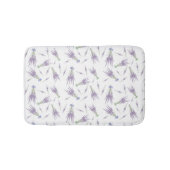 ドライラベンダー花束パターン バスマット (正面)