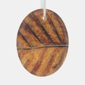 ドライリーフ:自然なテクスチャの背景。 ガラスオーナメント (正面右)